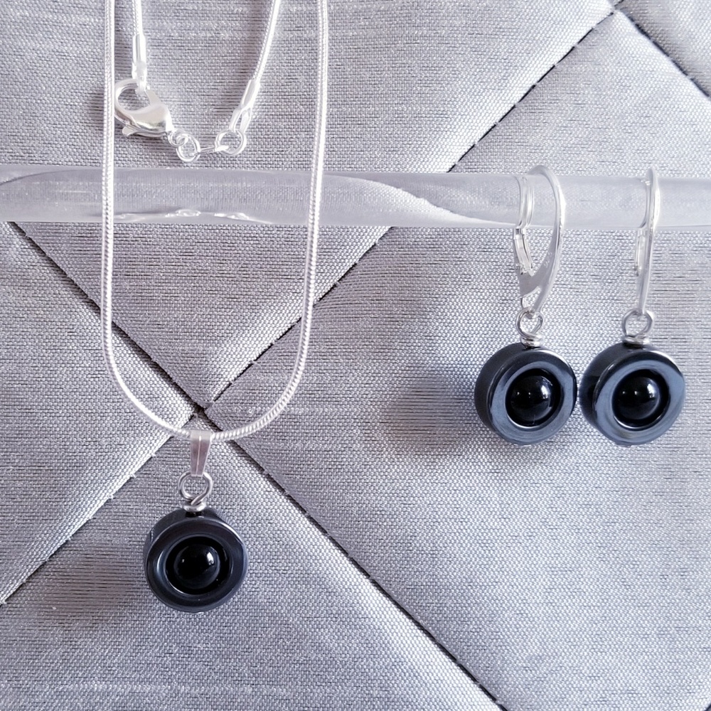 New Moon Set - 925 Sterling Silver & Gemstones
